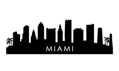Miami Skyline Illustrations Royalty Free Vector Graphics And Clip Art