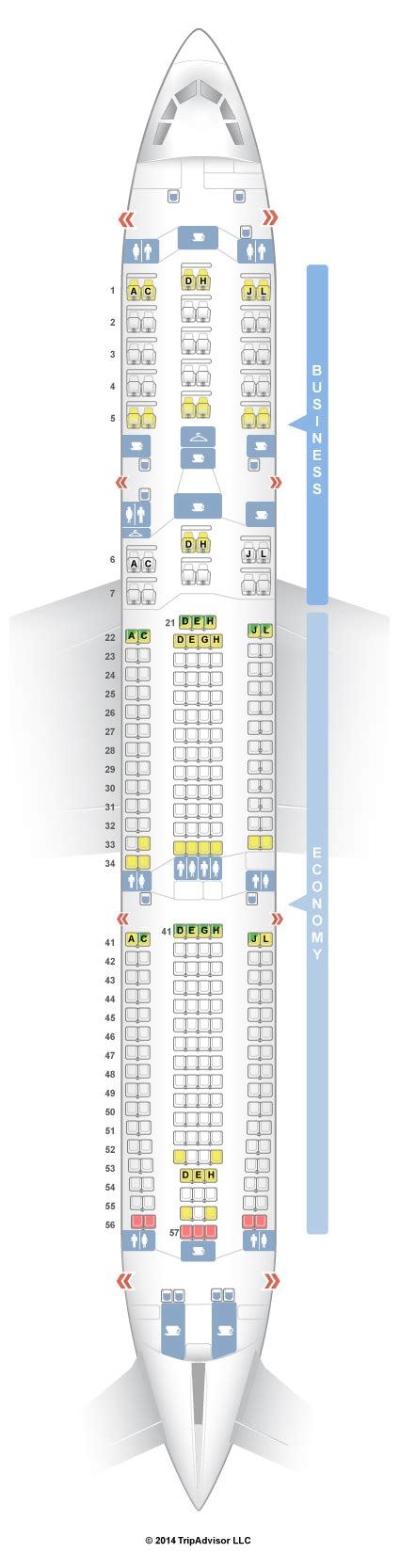 Seatguru Seat Map Finnair Airbus A330 300 333 V1