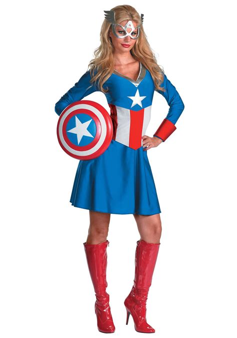 Womens Captain America Costume