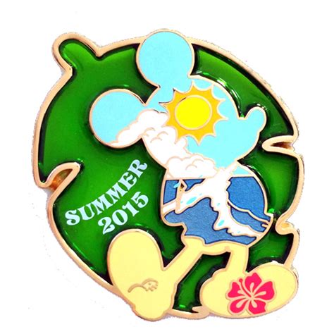 Disney Summer Pin Summer 2015 Mickey Mouse