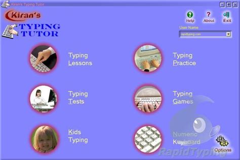 Typing Tutor Software Kirans Typing Tutor