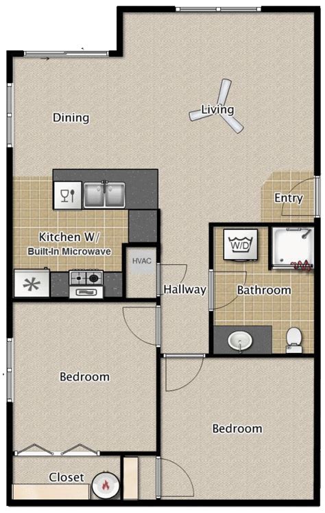bedroom  bath apartment floor plans medford oregon