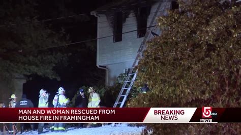 Crews Battle Framingham House Fire Youtube