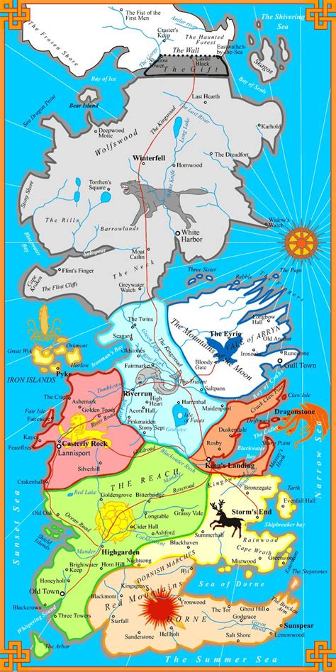 The Best Map Of Westeros Imgur Game Of Thrones Map Westeros Map
