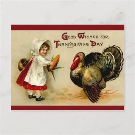 Victorian Thanksgiving Postcard