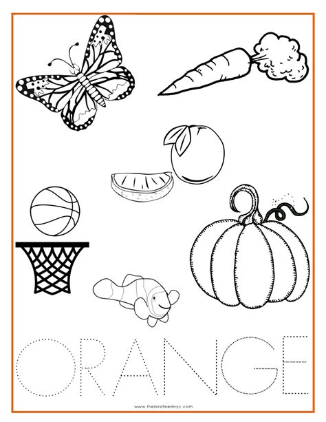 Maybe you would like to learn more about one of these? ORANGE Color Activity Sheet -Repinned by Totetude.com ...