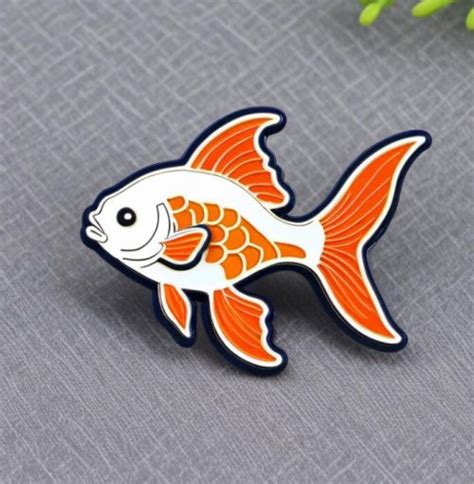 Goldfish Lapel Pin Badges An Ode To Freshwater Beauty Enamel Pins