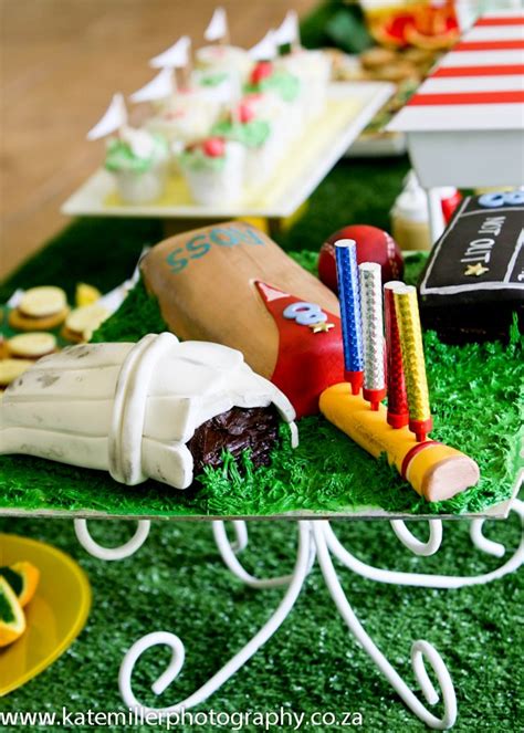 Loosh Creations Inspiration Cricket Themed Kids Party