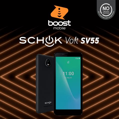 Buy Boost Mobile QualityOne Schok Volt SV55, 16GB, Black - Prepaid