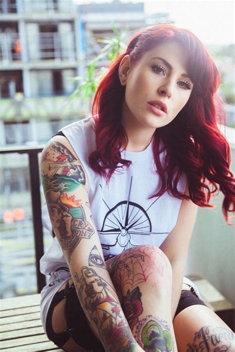 Deep Redhead Inked Beauty Just A Pretty Tattoo