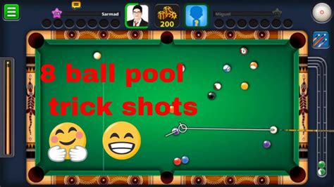 8 Ball Pool Trick Shots Breaking Youtube