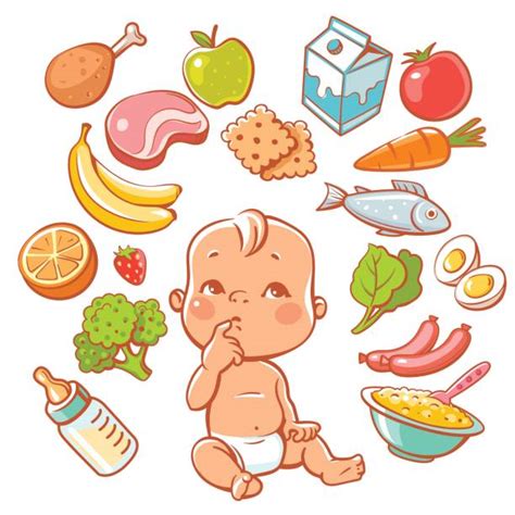 Baby Eating Illustrations Royalty Free Vector Graphics And Clip Art Istock