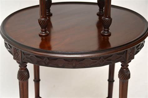 Antique Mahogany Two Tier Table Marylebone Antiques