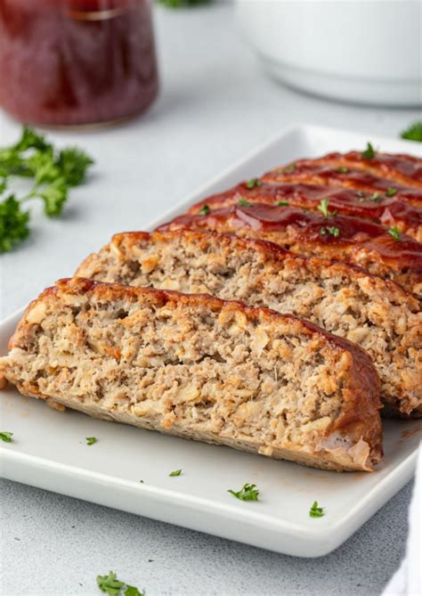 Bbq Turkey Meatloaf With Oatmeal Gluten Free
