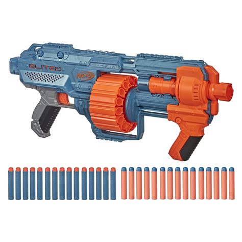 Nerf Elite 20 Shockwave Rd 15 Comes With 30 Official Nerf Darts