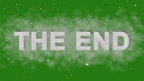 The End Animation Bumper Logo For Trailers Powerful Titles With