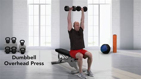 How To Do A Dumbbell Overhead Press Youtube