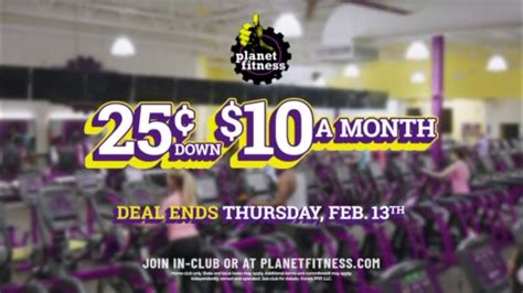 Only 25¢ Down and $10 A Month to Join Planet Fitness - YouTube