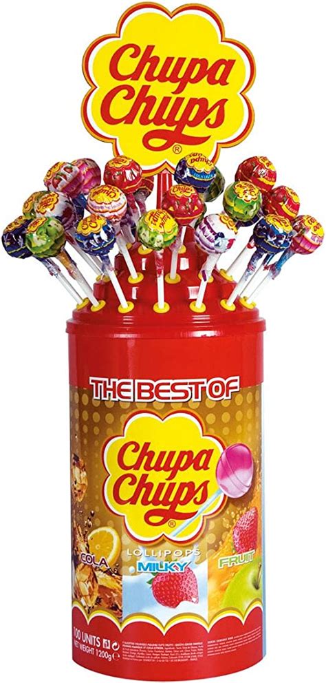 Chupa Chups The Best Of Sucettes Aux Go Ts Pi Ces G Amazon Fr Epicerie