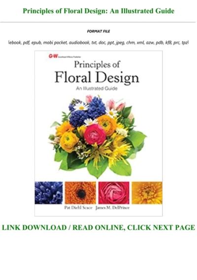 Pdf Online Principles Of Floral Design An Illustrated Guide Pre Order