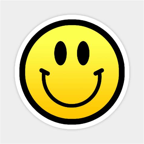 Mr Happy Smiley Face Positive Cute Happy Smiley Face Magnet Teepublic