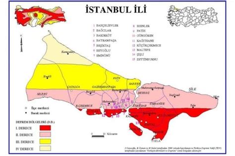 İstanbul depremi son dakika İstanbul deprem haritası ile riskli