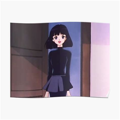 Anime Aesthetic Girl 90s Poster By Aunomdelart Redbubble