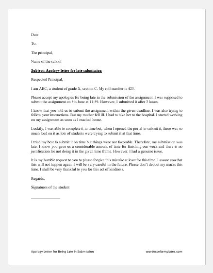 Apology Letter For Late Submission Of Invoice Document Hub Gambaran