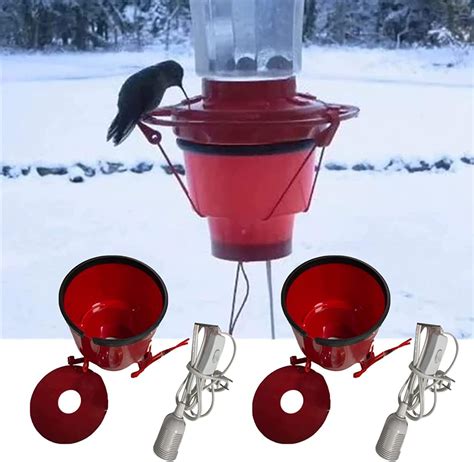 Hummingbird Feeder Heater Heated Hummingbird Feeders For Outdoors Winter Heated
