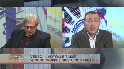 Non dirlo, marco travaglio, crisi isterica in diretta | video. Le tasse - Dalla vostra parte Video | Mediaset Play