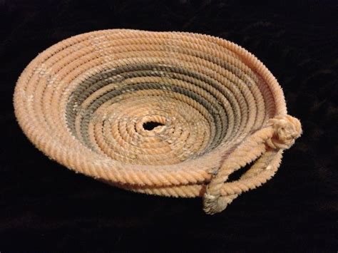 Lariat Rope Bowls Lariat Rope Crafts Coiled Fabric Bowl Rope Crafts