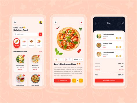 Food Mobile App Ux Ui Design 🍔🍕 By Md Shamim Hossain On Dribbble