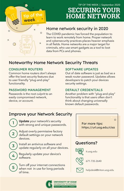 Cybersecurity tip of the week: Securing your home network | University