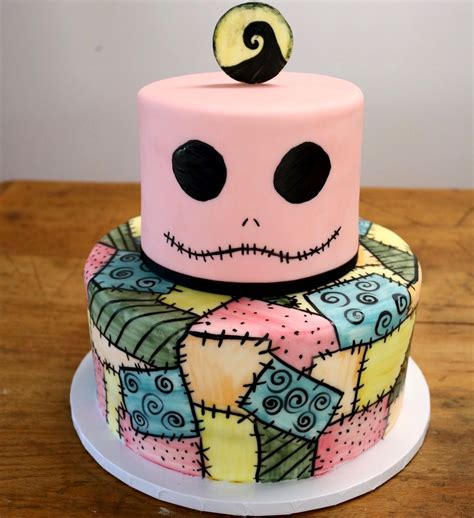 Nightmare Before Christmas Inspired Baby Shower Cake By Sablée
