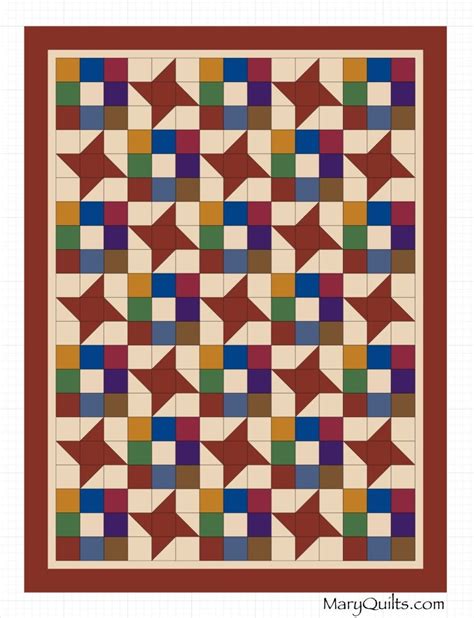 Fettered Friendship Stars Quilt Pattern Artofit