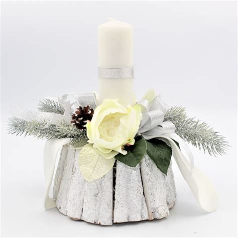Centrotavola Bianco Natale - La Violetta, fiorai da due ...