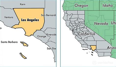 Map Of Las Angeles California Maps Catalog Online