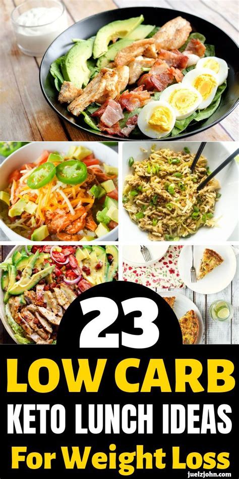 Low Carb Lunches That Are So Easy To Make And Perfect For Worklow Carb