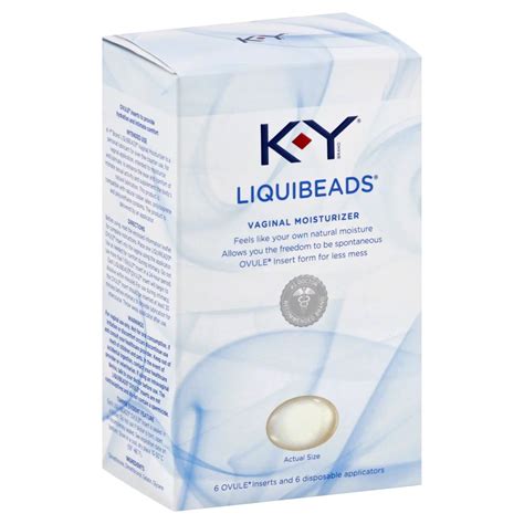 k y liquibeads vaginal moisturizer shop lubricants at h e b