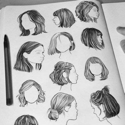 Thanks so much for watching. 37 Trendy Drawing Faces Hairstyles Short Hair | Drawings ...