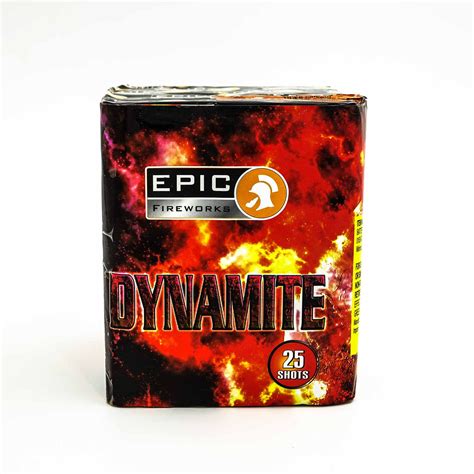 Dynamite 25 Shot Single Ignition Cake By Epic Fireworks