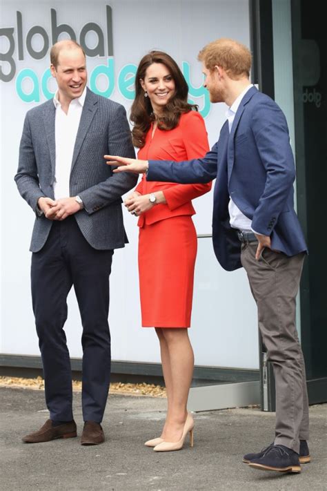 Kate Sports A Red Power Suit On Today S Outing With Harry And Wills Go Fug Yourself