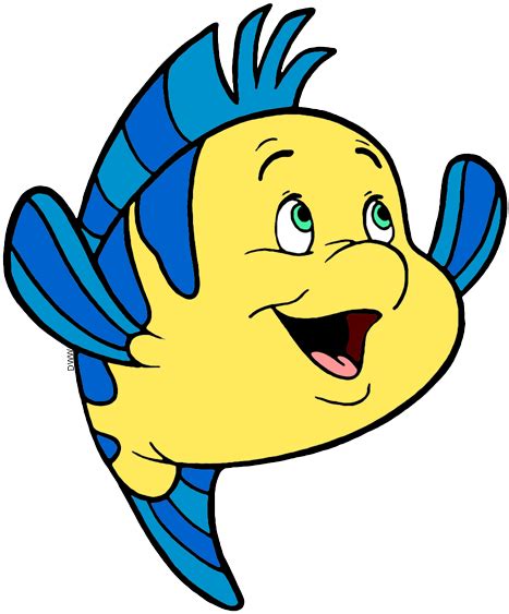 Flounder Little Mermaid Png Png Image Collection