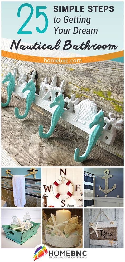 18'' h x 36'' w. 25 easy DIY ideas to create a relaxing nautical-themed ...