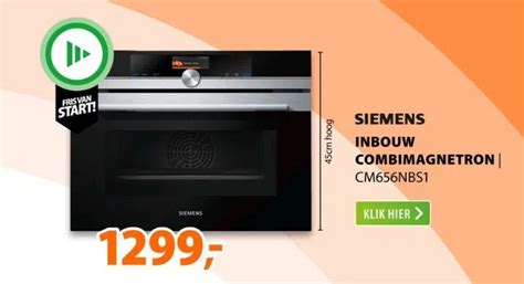 Siemens Inbouw Combimagnetron Cm656nbs1 Aanbieding Bij Expert