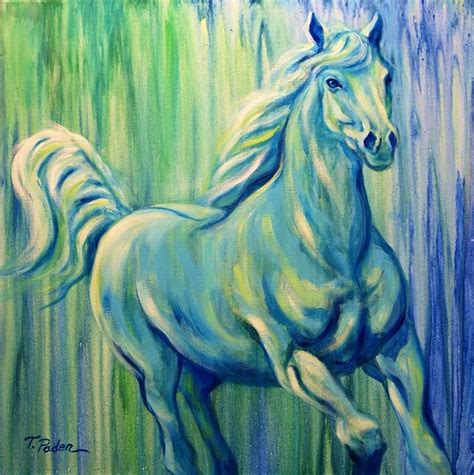 Theresa Paden Colorful Horse Art Horse Art Horse Painting