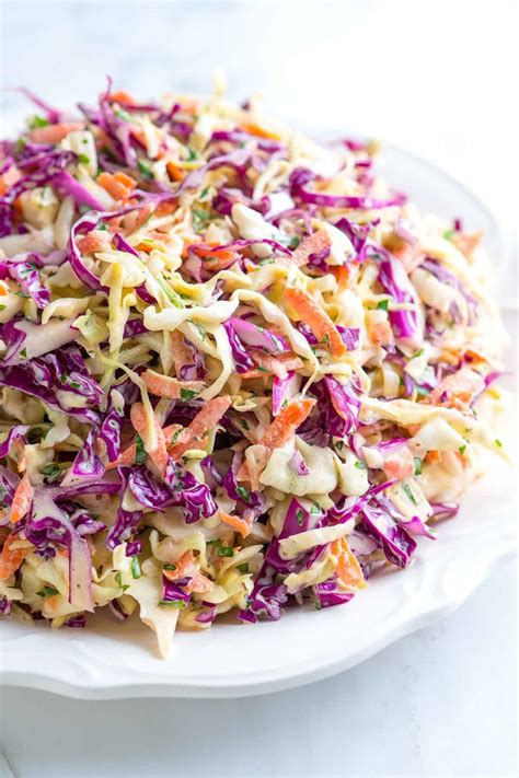 Sweet And Tangy Gourmet Coleslaw Recipe Spitfire Gourmet