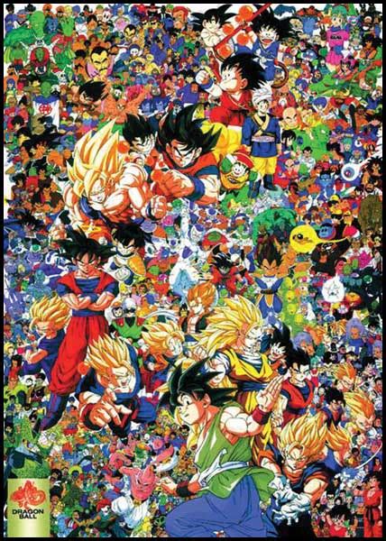The dragon ball anime and manga franchise feature an ensemble cast of characters created by akira toriyama. Dragonball Z cast Poster - Comic Book Images Gallery