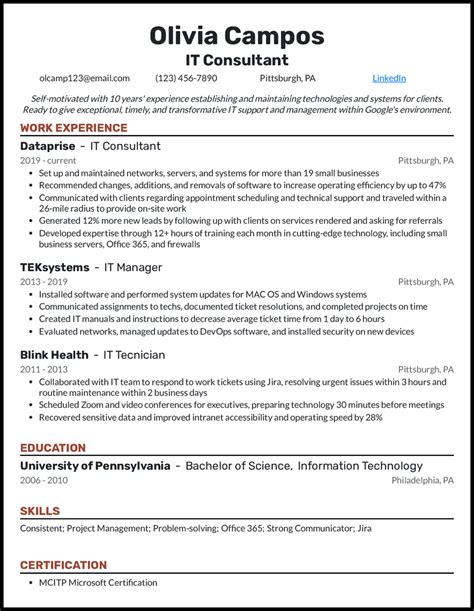 9 Consulting Resume Examples That Worked In 2024
