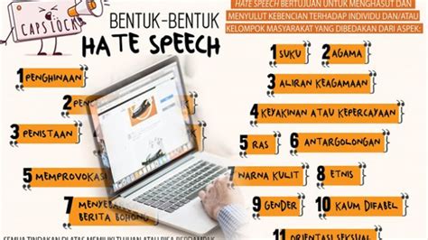 Apa Saja Bentuk Bentuk Hate Speech Dan Perbedaannya Dengan Free Speech Berikut Penjelasannya